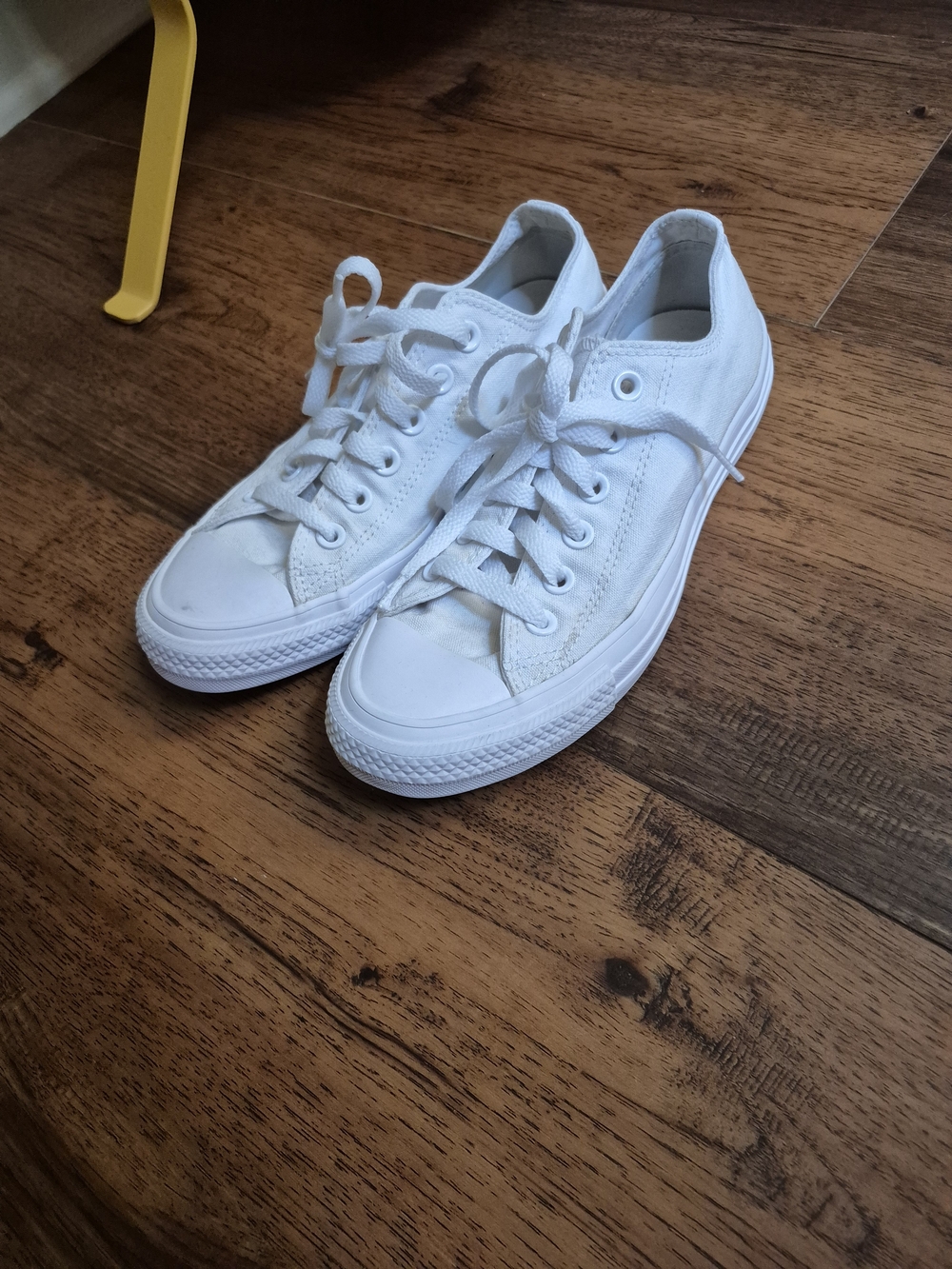 Converse Classic Low-Top White Canvas Sneakers